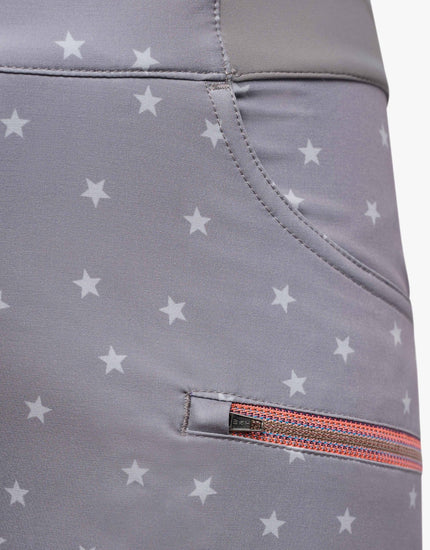 All Time 11" - Zipper Snap Mid - Rise Short : Clay Stars