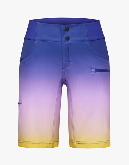 All Time 11" - Zipper Snap Mid-Rise Short : Midnight Citron Ombre