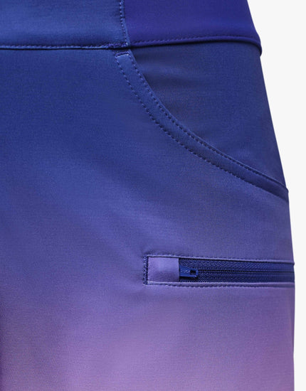 All Time 11" - Zipper Snap Mid-Rise Short : Midnight Citron Ombre