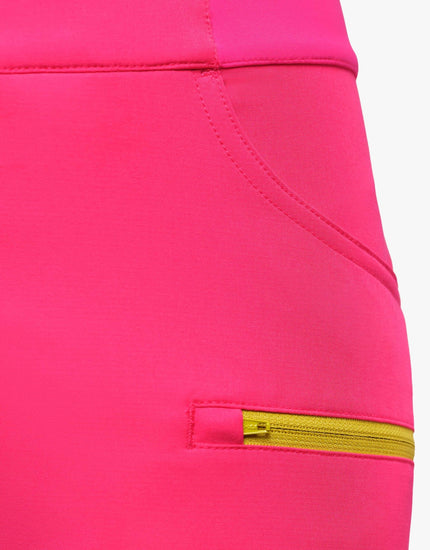 All Time 11" - Zipper Snap Mid-Rise Short : Nebula Pink