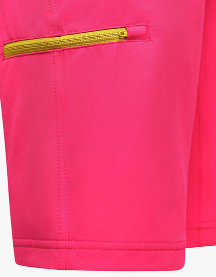 All Time 11" - Zipper Snap Mid-Rise Short : Nebula Pink