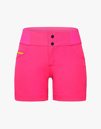 All Time 5" - Zipper Snap Mid-Rise Short : Nebula Pink