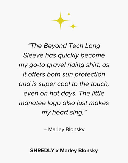 SHREDLY x Marley Blonsky : Beyond Tech Long Sleeve : Citron