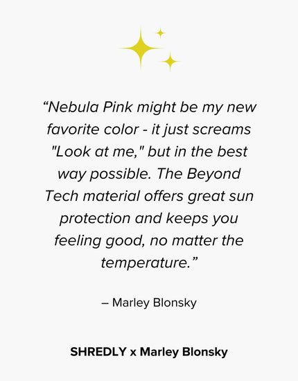 Beyond Tech Tee : Nebula Pink