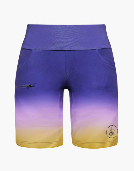 SHREDLY x Marley Blonsky : Limitless 7" - Stretch Waistband High-Rise Short : Midnight Citron Ombre