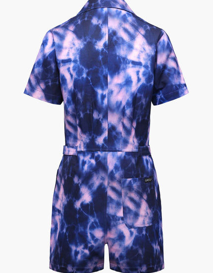 Trail Romper : Midnight Tie Dye
