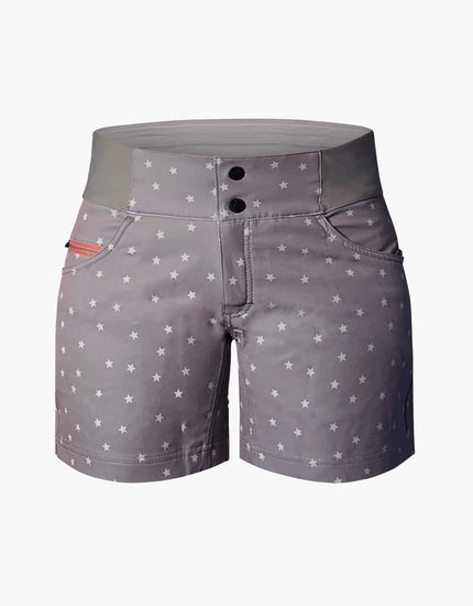 All Time 5" - Zipper Snap Mid-Rise Short : Clay Stars