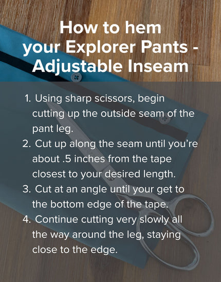 Explorer Pant - Adjustable Inseam : Deep Sea Green