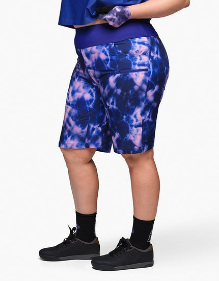 Limitless 11" - Stretch Waistband High-Rise Short : Midnight Tie Dye