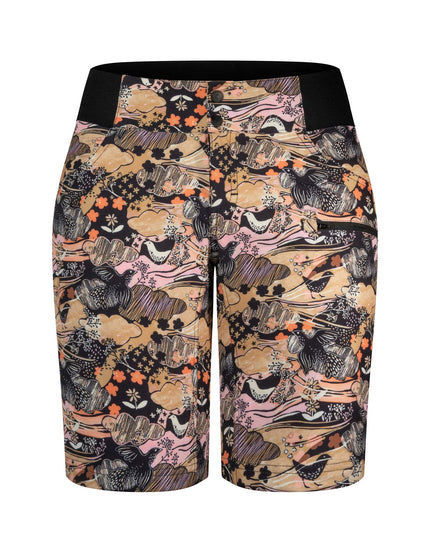 All Time 11" - Zipper Snap Mid - Rise Short : Abby