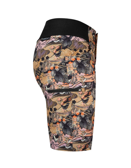 All Time 11" - Zipper Snap Mid - Rise Short : Abby