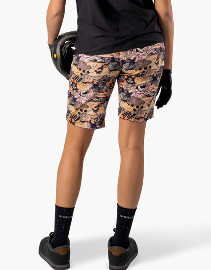All Time 11" - Zipper Snap Mid - Rise Short : Abby