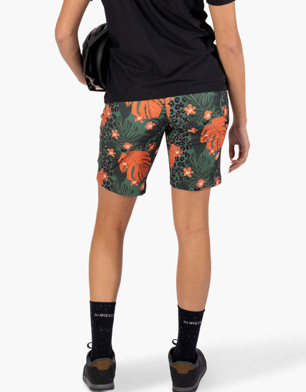 All Time 11" - Zipper Snap Mid - Rise Short : Heidi
