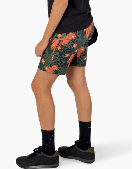 All Time 11" - Zipper Snap Mid - Rise Short : Heidi