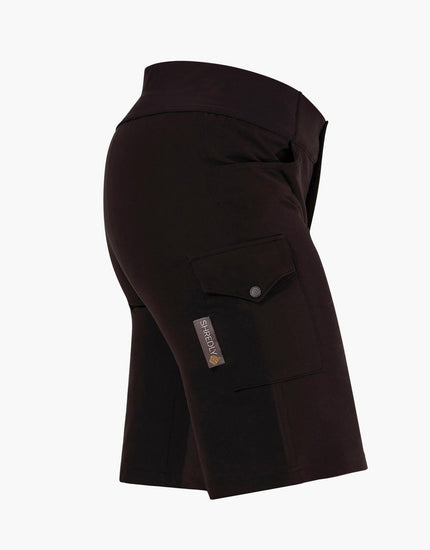 All Time 11" - Zipper Snap Mid-Rise Short : Noir