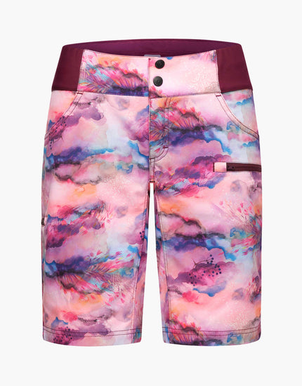 All Time 11" - Zipper Snap Mid-Rise Short : Watercolor
