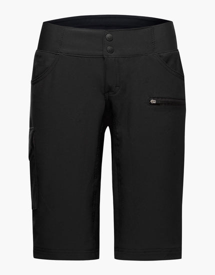 All Time 14" - Zipper Snap Mid-Rise Short : Noir