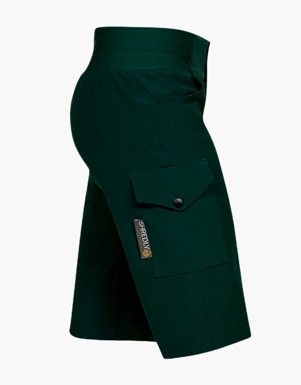 All Time 14" - Zipper Snap Mid-Rise Short : Pine