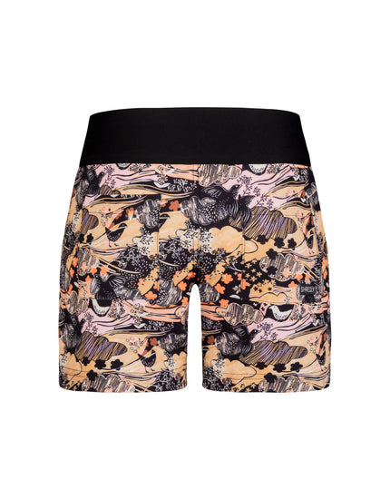 All Time 5" - Zipper Snap Mid - Rise Short : Abby