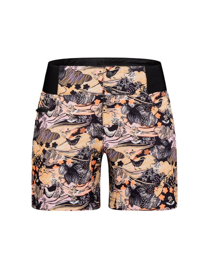 All Time 5" - Zipper Snap Mid - Rise Short : Abby