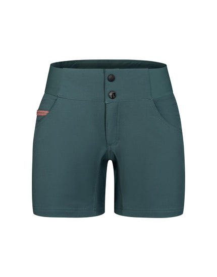All Time 5" - Zipper Snap Mid - Rise Short : Deep Sea Green