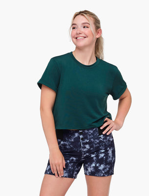 Cropped Tee : Juniper