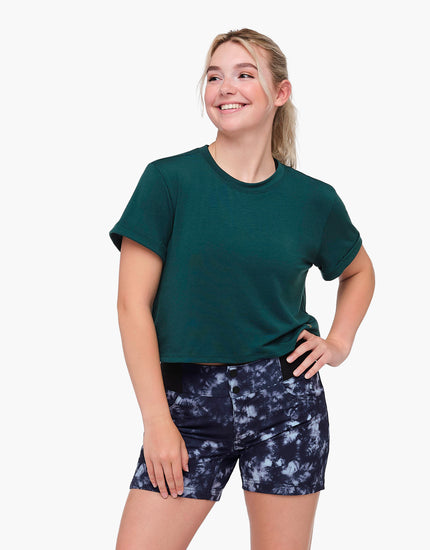 Cropped Tee : Juniper