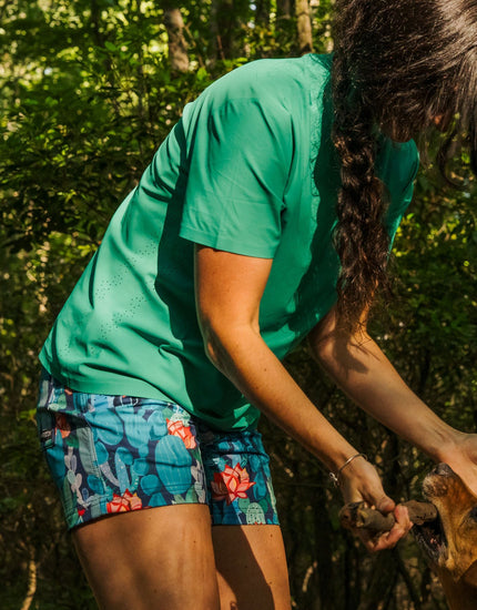 All Time 5" - Zipper Snap Mid - Rise Short : Succi II