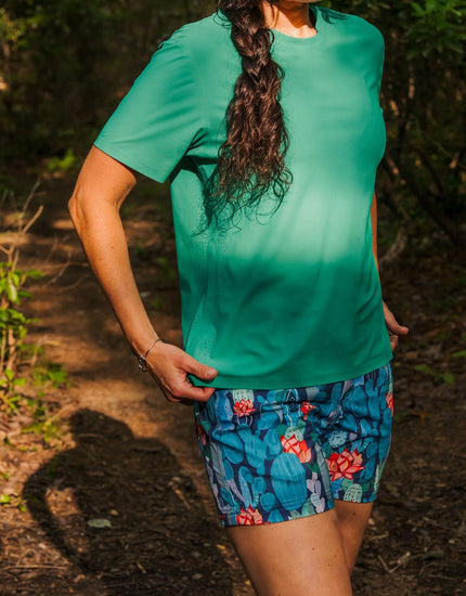 All Time 5" - Zipper Snap Mid - Rise Short : Succi II