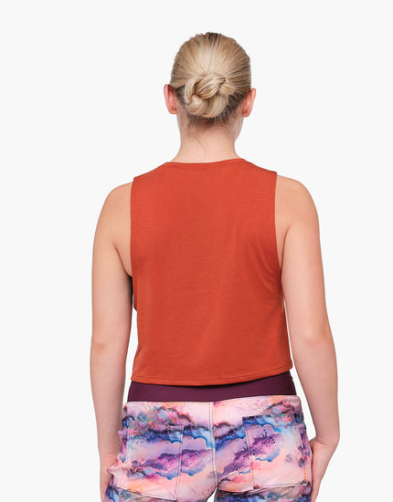 Cropped Tank : Terracotta