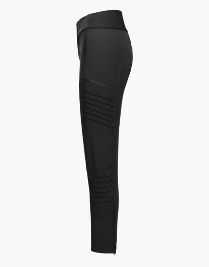 All Time - Zipper Snap Mid-Rise Pant : Noir