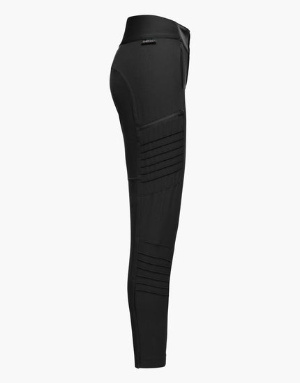 All Time - Zipper Snap Mid-Rise Pant : Noir