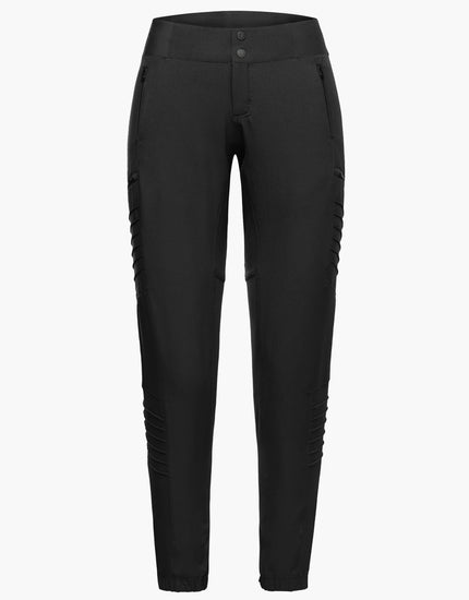 All time - Zipper Snap Mid-Rise Pant : Noir