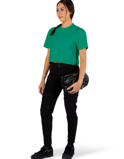 Vented - All Time - Zipper Snap Mid - Rise Pant : Noir