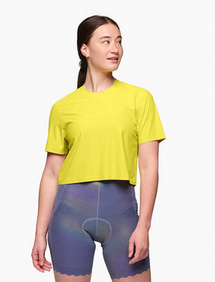 Beyond Tech Boxy Tee: Citron