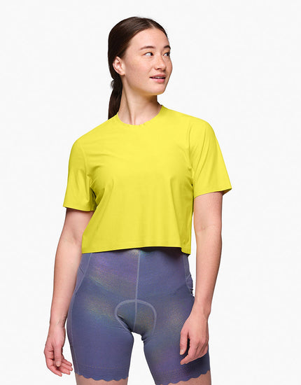 Beyond Tech Boxy Tee: Citron