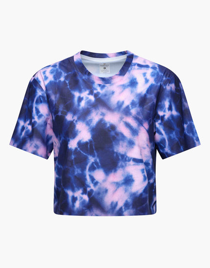Beyond Tech Boxy Tee : Midnight Tie Dye