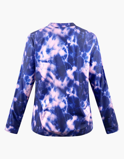Beyond Tech Long Sleeve : Midnight Tie Dye