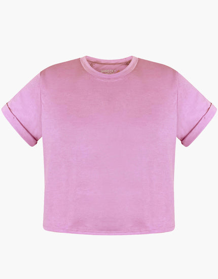 Cropped Tee : Wisteria