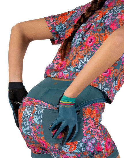 Droptail Trail Romper : Nebula Pink