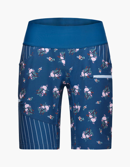 Limitless 11" - Stretch Waistband High-Rise Short : Blooming Stripes