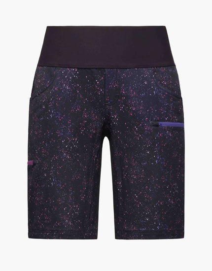 Limitless 11" - Stretch Waistband High-Rise Short : Galaxy Splatter