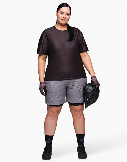 Limitless 7" - Stretch Waistband High - Rise Short : Clay Stars