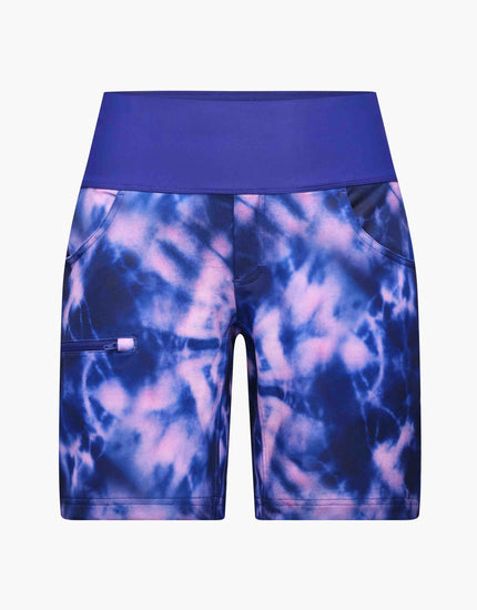 Limitless 7" - Stretch Waistband High-Rise Short : Midnight Tie Dye