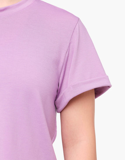 Cropped Tee : Wisteria