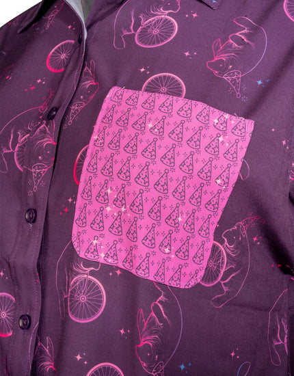 SHREDLY x Marley Blonsky : Short Sleeve Explorer Shirt : MF Manatee