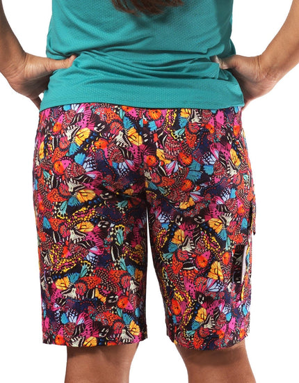 All Time 11" - Zipper Snap Mid-Rise Short : Flutter