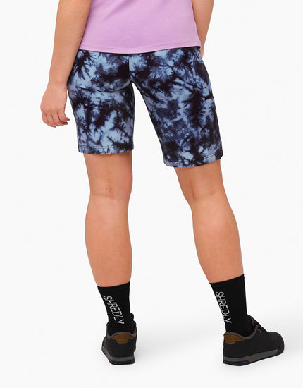 All Time 11" - Zipper Snap Mid-Rise Short : Graphite Tie Dye