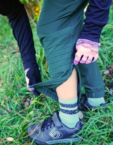 All Time - Zipper Snap Mid-Rise Pant : Pine