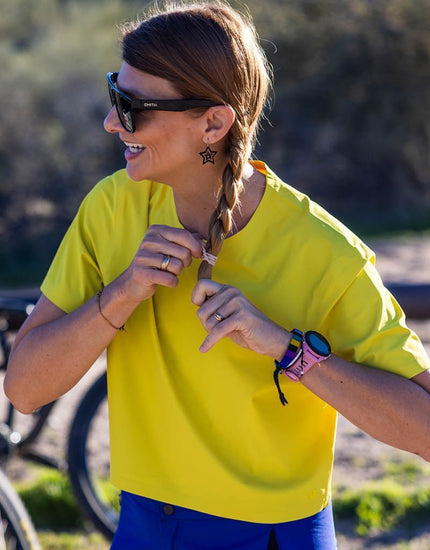 Beyond Tech Boxy Tee : Citron